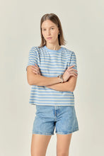 Load image into Gallery viewer, English Factory Blue Stripe T-Shirt