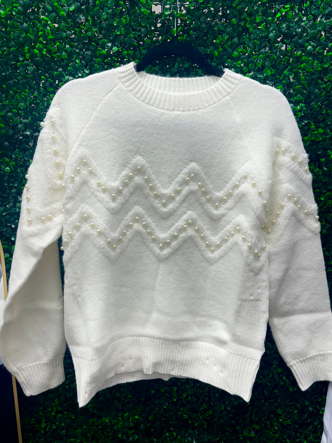 Fate Pearl Embellished Sweater