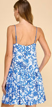 Load image into Gallery viewer, TCEC Blue Floral Dress