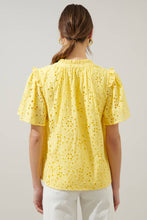 Load image into Gallery viewer, Sugarlips - Rain or Shine Eyelet Top