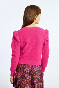 Molly Bracken- FUSHIA Knitted Sweater