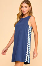 Load image into Gallery viewer, TCEC Navy Sleeveless Dress