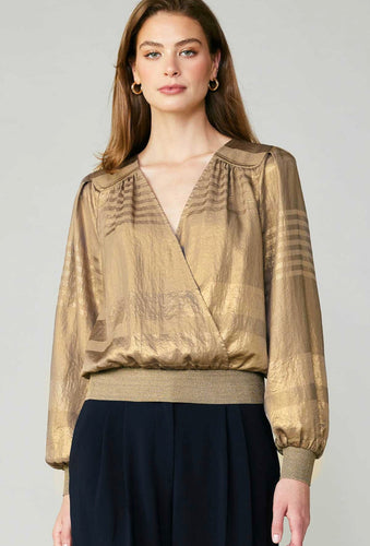 Gold Current Air Blouse