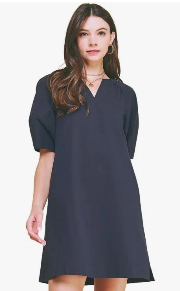 Pinch Navy Mini Dress