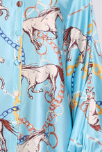 Load image into Gallery viewer, Beulah Style -  Horse Print Blouse