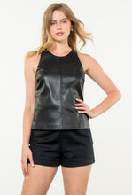 Load image into Gallery viewer, THML Leather Tank Top