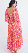 Load image into Gallery viewer, Karlie Floral Smock Maxi Dress