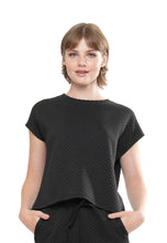 Load image into Gallery viewer, Quilted Short Sleeve Top