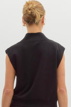 Load image into Gallery viewer, Entro Black Muscle Top