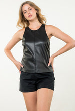 Load image into Gallery viewer, THML Leather Tank Top