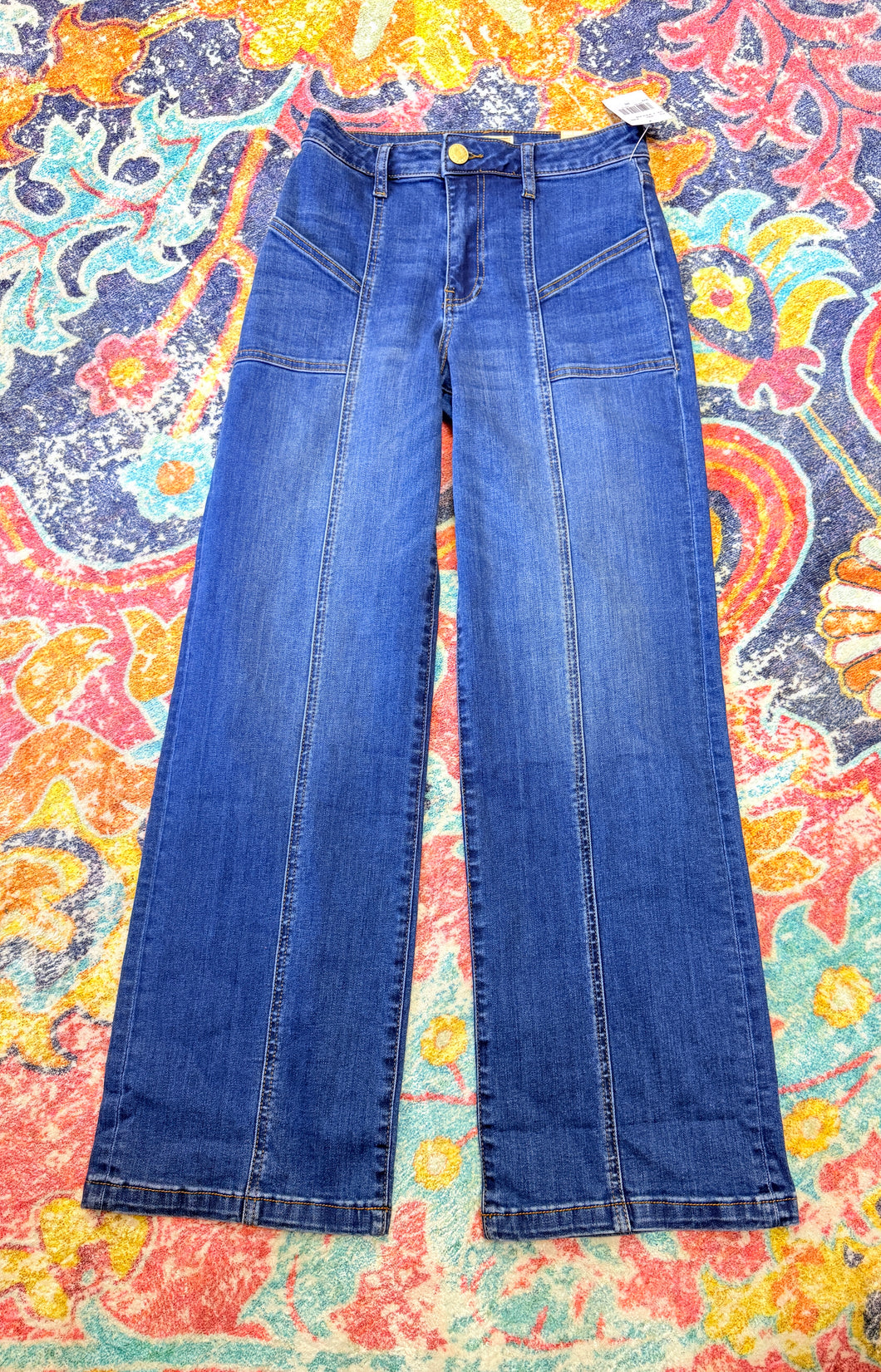 Kut Jeans High Rise Wide Leg with front pockets
