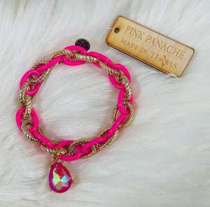 Pink Panache Pink Charm Bracelet