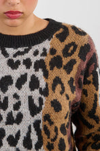Load image into Gallery viewer, Lili Sidonio | Young Ladies Knitted Cheetah Sweater