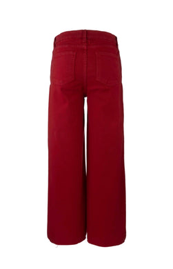 KUT Med High Rise FAB AB Wide Leg with Raw Hem