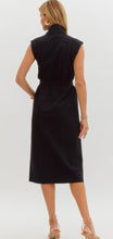Load image into Gallery viewer, Entro Black Midi Dress