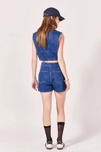 Load image into Gallery viewer, English Factory High-Waisted Denim Skort