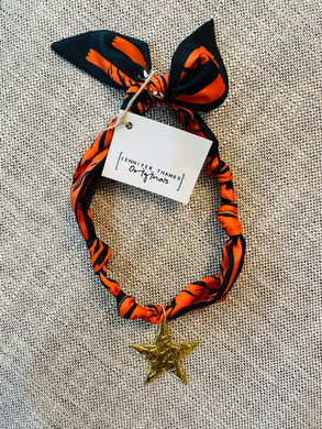 Jennifer Thames Originals Scarf Necklace with Charm