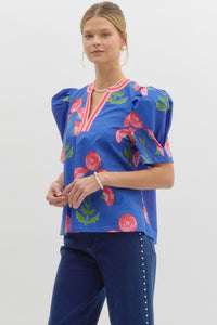 Entro Cadence Floral Top
