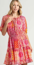 Load image into Gallery viewer, Umgee Pink Mix Dress