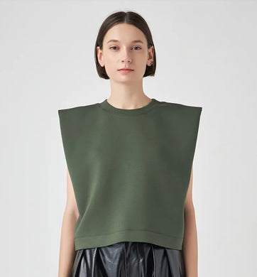 Grey Lab Basic Olive Top