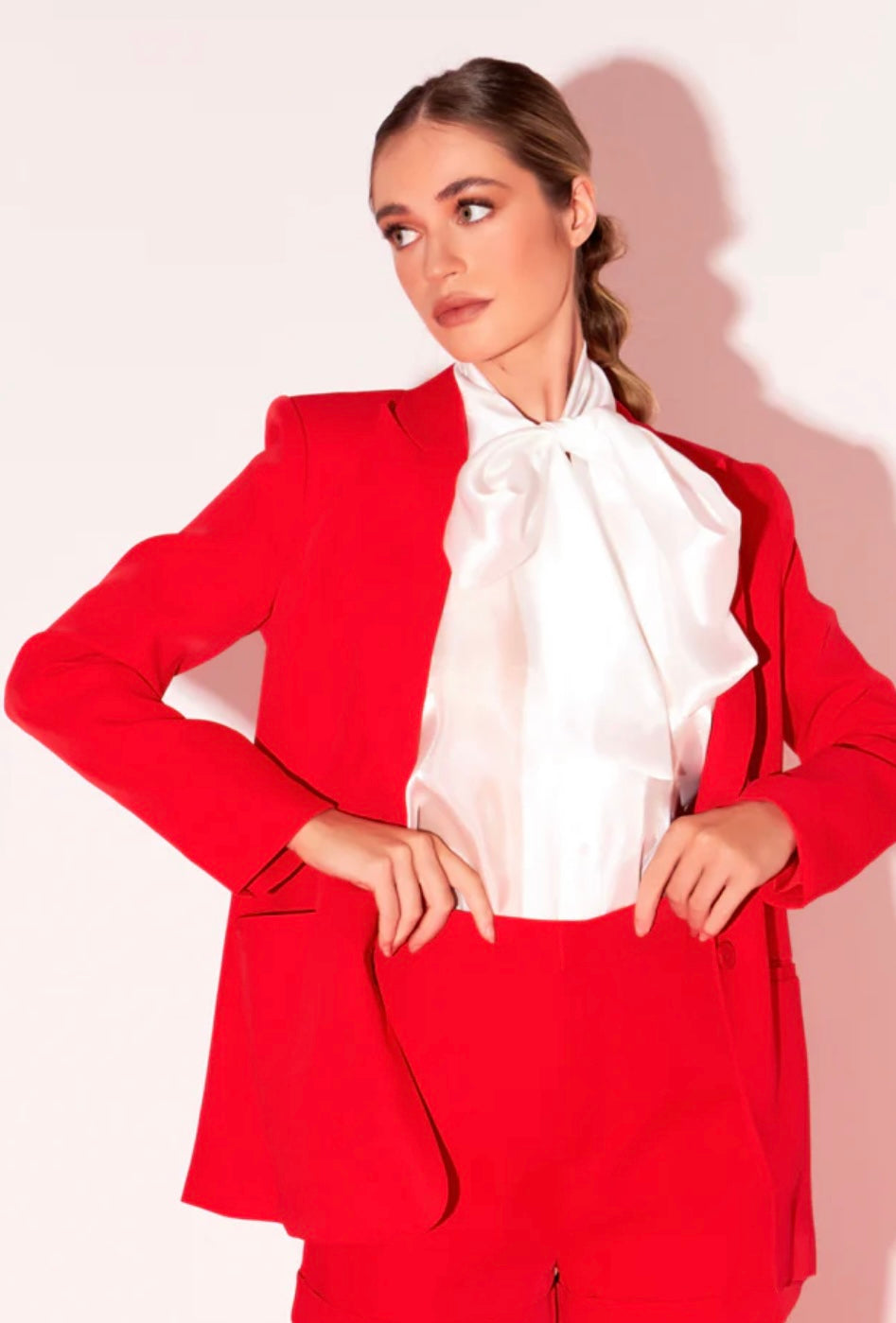 Endless Rose Red Blazer – Lindsay Kate Designs