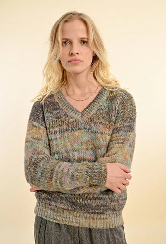 Molly Bracken- Grey Knitted Sweater