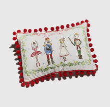 Load image into Gallery viewer, Preorder Watercolored Nutcracker Pillow