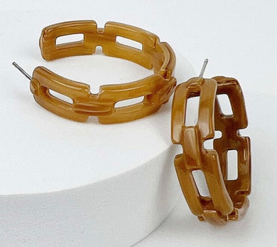 Light Brown Earrings