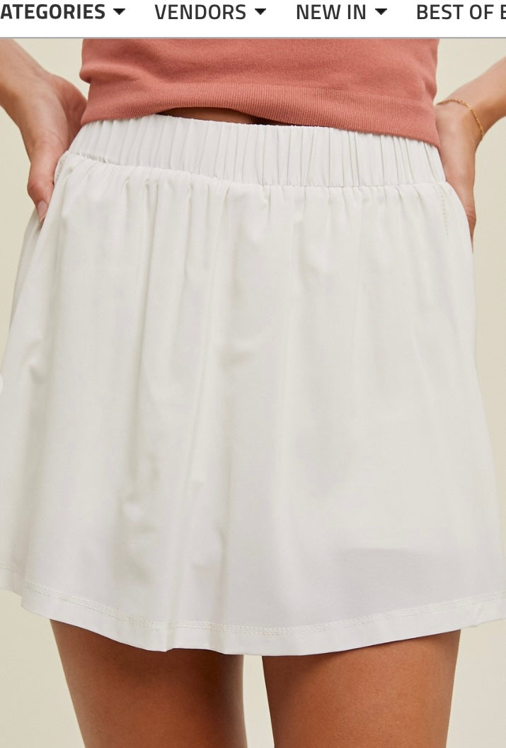 Wishlist Oatmilk Skirt