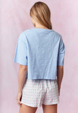 Load image into Gallery viewer, Peach Love Bow Lace Laser Cut Top