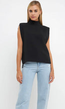 Load image into Gallery viewer, English Factory Mock Neck Black