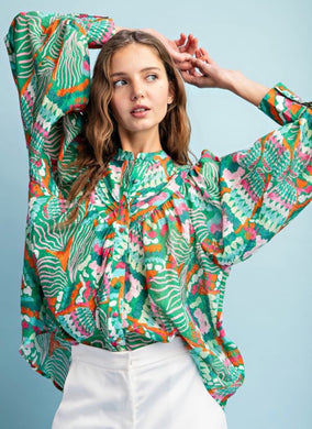 EE:SOME Bubble Sleeve Top