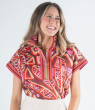 Load image into Gallery viewer, Emily McCarthy Tribal Palm Pullover