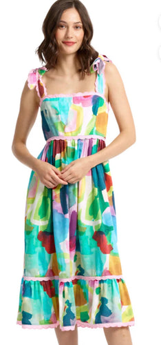 Stellah Abstract Starp Dress