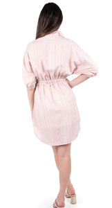 Emily McCarthy Highlighter Stripe Dress