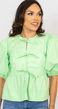 Load image into Gallery viewer, Karlie Lime Top