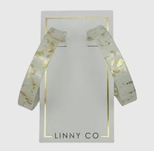 Load image into Gallery viewer, Linny Co Ashley Medium Gold Confetti Earring