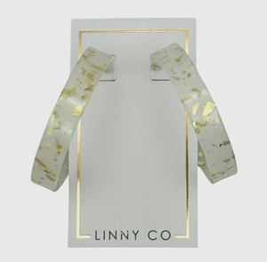 Linny Co Ashley Medium Gold Confetti Earring