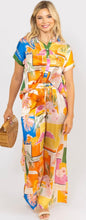 Load image into Gallery viewer, Karlie Tropical Satin Top