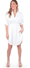 Load image into Gallery viewer, Emily McCarthy White Palmer Dress