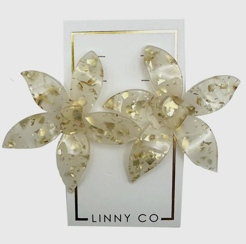 Linny Co Annie Gold Confetti Earrings