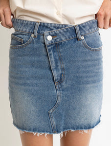 Karlie Denim Mini Skirt