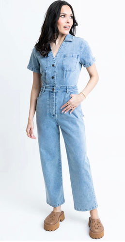 Karlie Denim Jumpsuit