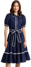 Load image into Gallery viewer, Stellah Navy Dress