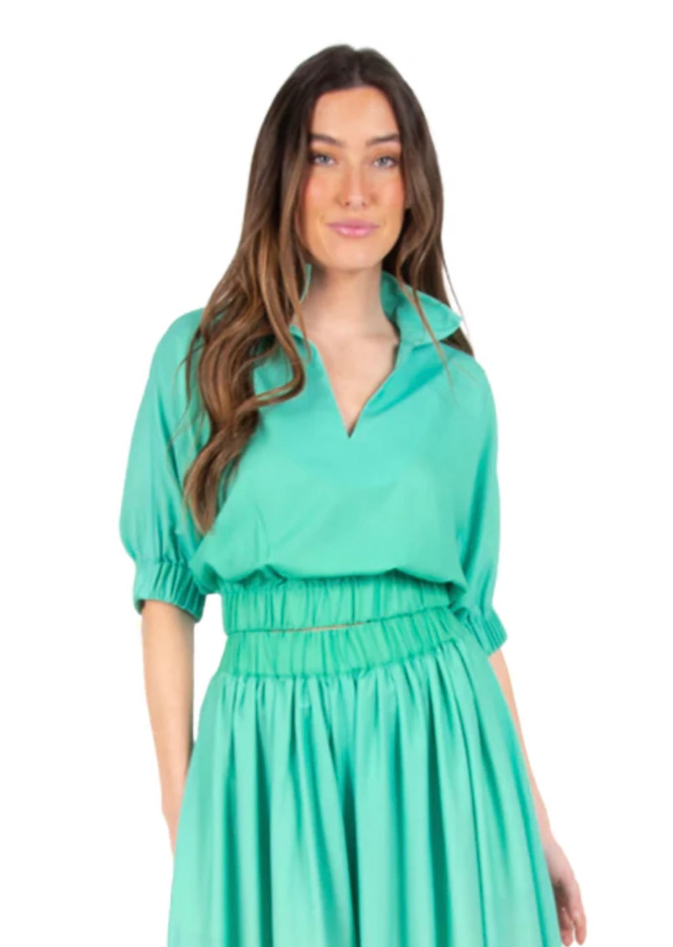 Emily McCarthy Mint Mist Top