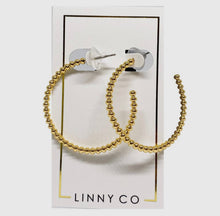 Load image into Gallery viewer, Linny Co Ruby Gold Medium Earring