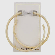 Load image into Gallery viewer, Linny Co Ashley Mega Champagne Sparkle Earring