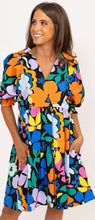 Load image into Gallery viewer, Karlie Large Floral Collar Dress