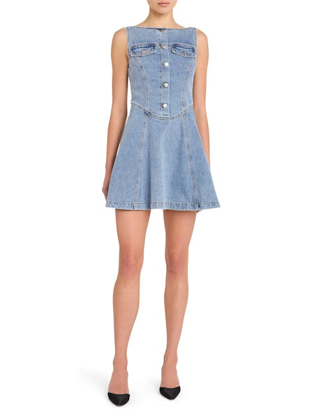 Amanda Uprichard Scorpio Dress in Destiny Wash