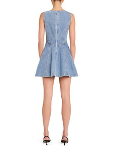 Amanda Uprichard Scorpio Dress in Destiny Wash